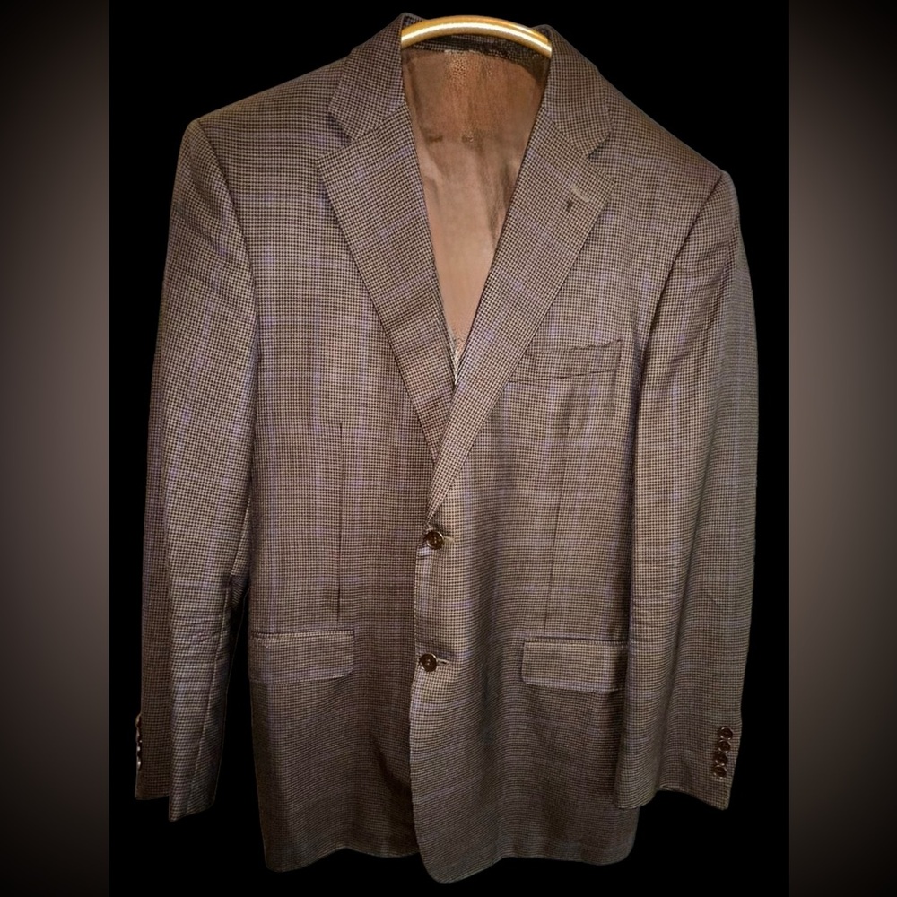 Men's Canali Blazer Made in Italy Wool/Silk XL size Excellent Condition!